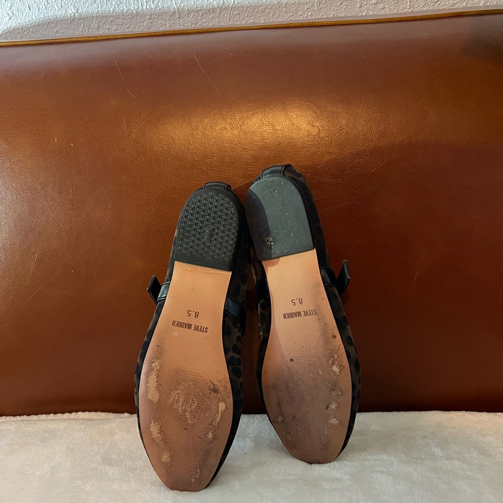 Steve Madden Animal Print Mary Jane Flats - Picture 8 of 8